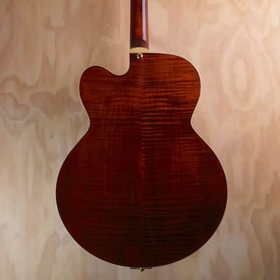 Peerless Wizard Antique Violin Hollow Body Electric Guitar w/ Hard Case – Excellent Condition image 4