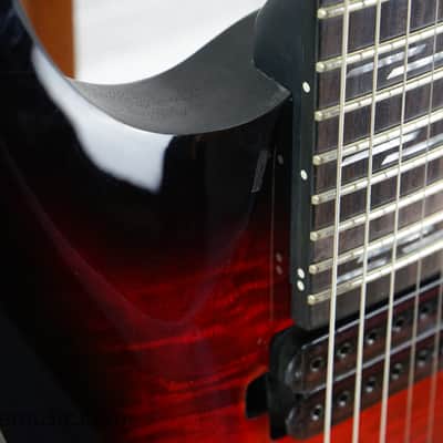 Schecter Omen Elite-6 FR - Black Cherry Burst image 8