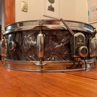 Refurbished Drum Mate (Tama)  MIJ 5 x 14 Snare in  Black Diamond Pearl image 1