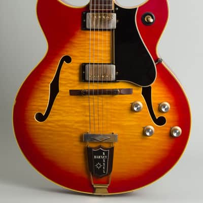 Gibson  Barney Kessel Custom Arch Top Hollow Body Electric Guitar (1966), ser. #530802, original black hard shell case. image 3