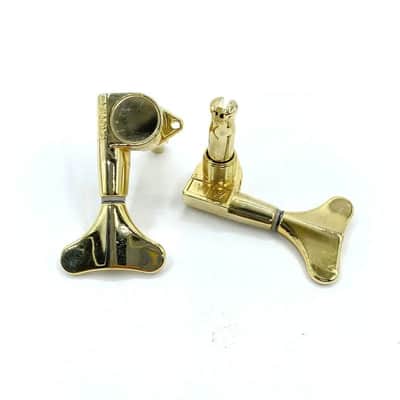 Gold Grover 4 String Bass Machine Heads Tuning Pegs 2R+2L image 13