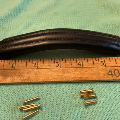 NOS leather guitar case handle for Hiscox Calton mark leaf skb gator crossrock gibson custom shop case les paul image 3