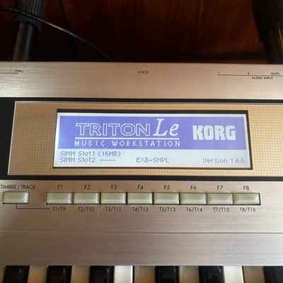 Korg Triton Le 61key MUSIC WORKSTATION KEYBOARD w/ gig bag EXB-SMPL image 5