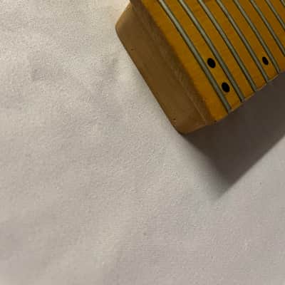Vantage 24 Fret Electric Guitar Neck MIK Korea 1990s Maple image 4
