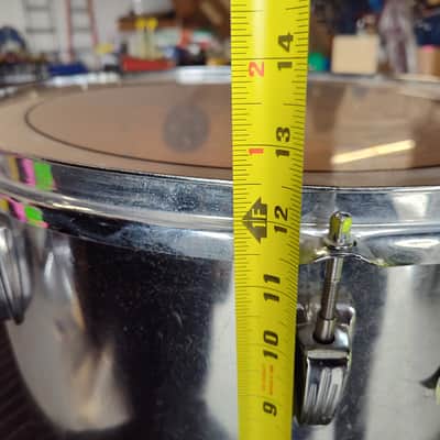 1980's 18" x 12" Ludwig Chrome 'O Wood Concert Tom SN# 2,226,520 image 4