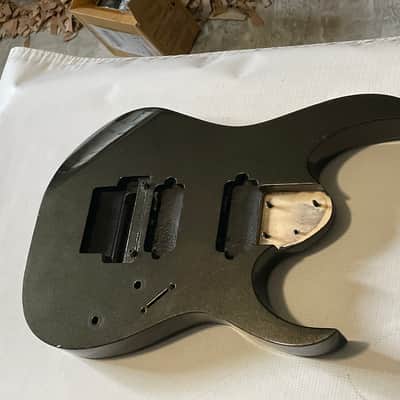 1999 Japan Fujigen Ibanez RG7420 7 String Galaxy Black Guitar Body Floyd Ready #2 image 3