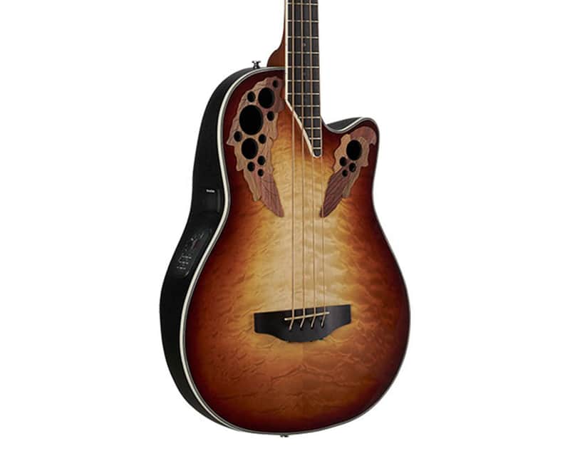 Ovation Celebrity Elite CEB44X-7C A/E Bass Guitar - Cognac Burst image 1