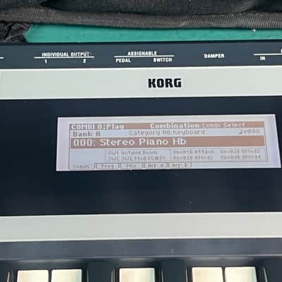 Korg X50 61-Key Music Synthesizer 2000s + bag image 8