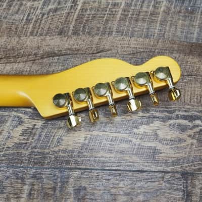 MyDream Partcaster Custom Built - Gold Telecaster Quarter Pound Quarter Sawn image 7