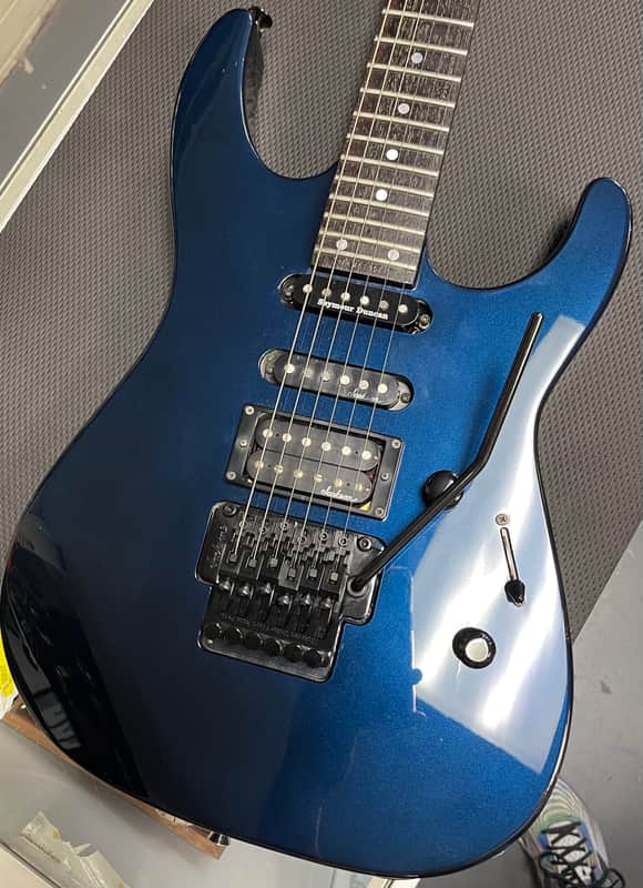 Jackson Soloist Std Professional Metallic Blue Guitar image 1