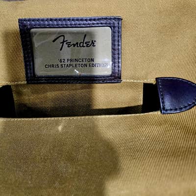 Fender Chris Stapleton Signature '62 Princeton 1x12" 12-Watt Guitar Combo 2019 - Present - Brown Vinyl with Wheat Grille Cloth image 2