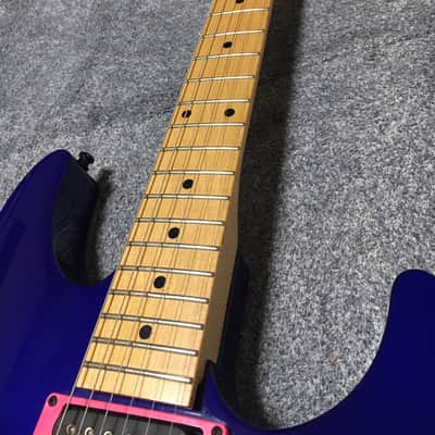 KRAMER LK-4 MOD Candy Blue 1980s Electric Guitar, Made in Japan, v8443 image 8