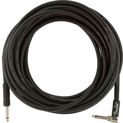 Fender Professional Series Straight / Angled TS Instrument Cable - 25'