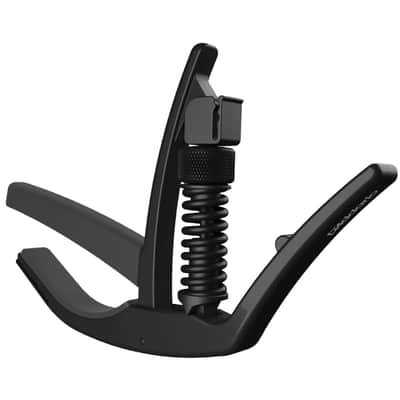 D'Addario PW-CP-10 NS Artist Capo for Acoustic and Electric Guitar, Black image 2
