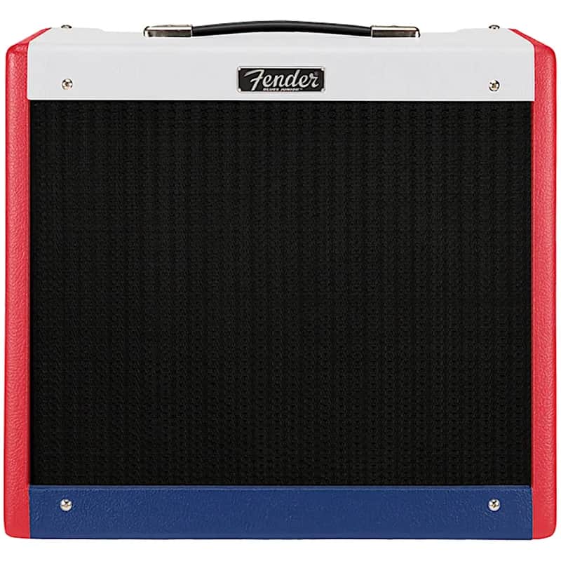 Fender - Blues Junior IV Color Trio - w/Eminence - Cannabis Rex Red, White and Blue image 1