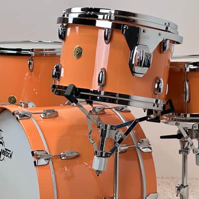 Gretsch 22/13/16/6.5x14" USA Custom Drum Set - Exclusive Cameo Coral Gloss Lacquer image 24