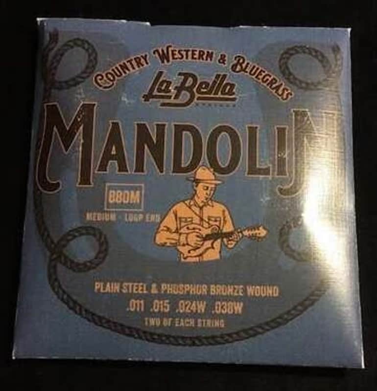 La Bella Strings - Mandolin Strings - Phosphor Bronze Medium image 1