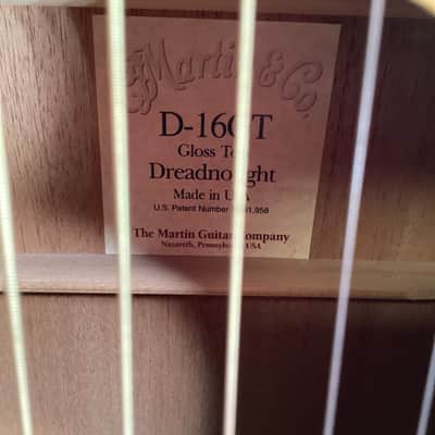 Martin D-16GT Dreadnought Acoustic Guitar Gloss Top Made In USA with Hard Case image 8