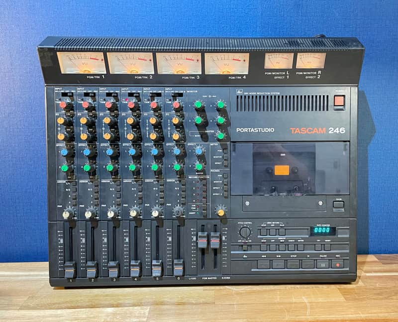 TASCAM Portastudio 246 4-Track Cassette Recorder - Brown | Reverb