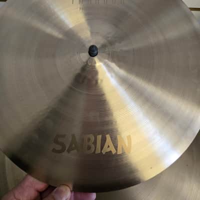 Sabian 14" Paragon Neil Peart Signature Series Hi Hats 2004 - Natural image 1