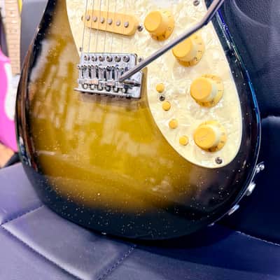🔥RARE🔥 Danelectro Danoblaster Innuendo Electric Guitar~ Korea 2000 + Effects! image 6
