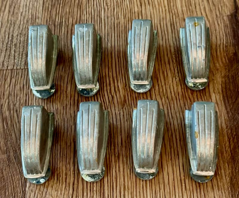 Ludwig Mini Classic Snare Drum Lugs Vintage 60's Nickel Lot of 8 image 1