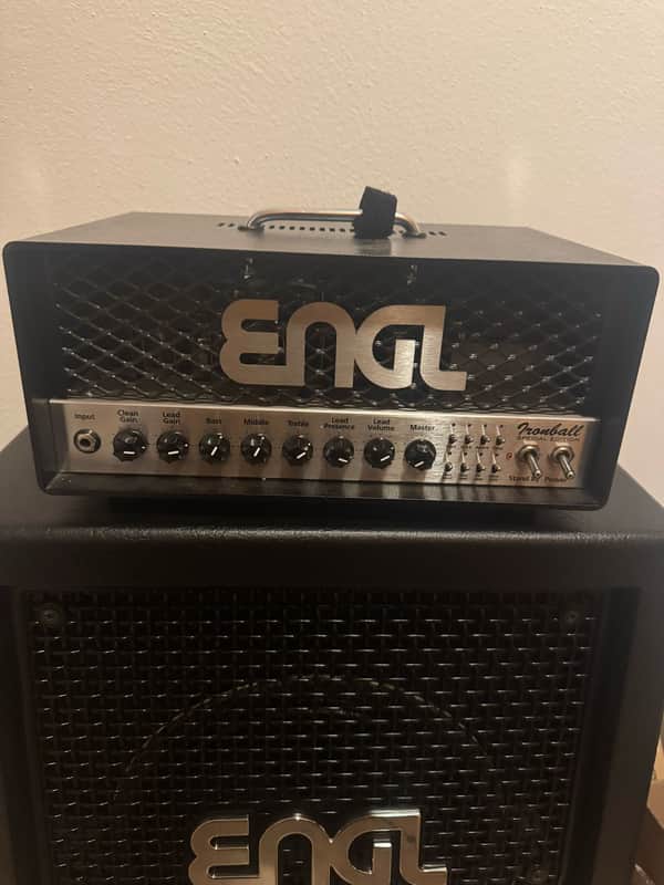 Engl Ironball Special Edition E606SE 2- Channel 20-Watt Guitar Amp Head 2020 - Present - Black. Price includes the ENGL E112VSB Pro 1x12” Cabinet. image 1