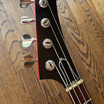 1985 Gibson Explorer Bass - Ferrari Red w/ OHSC image 8