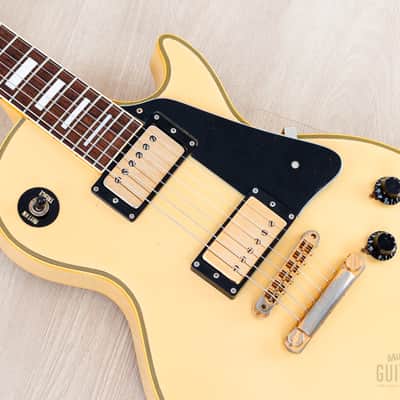 1983 Burny RLC-60 Custom Vintage Guitar Cream White w/ Case, Japan Fernandes image 7