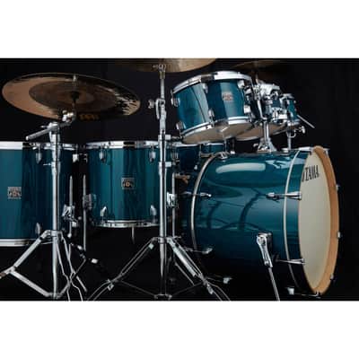 Tama CL72RS-PGHP Superstar Classic Gloss Sapphire Lacebark Pine - Drum Shell Set image 4