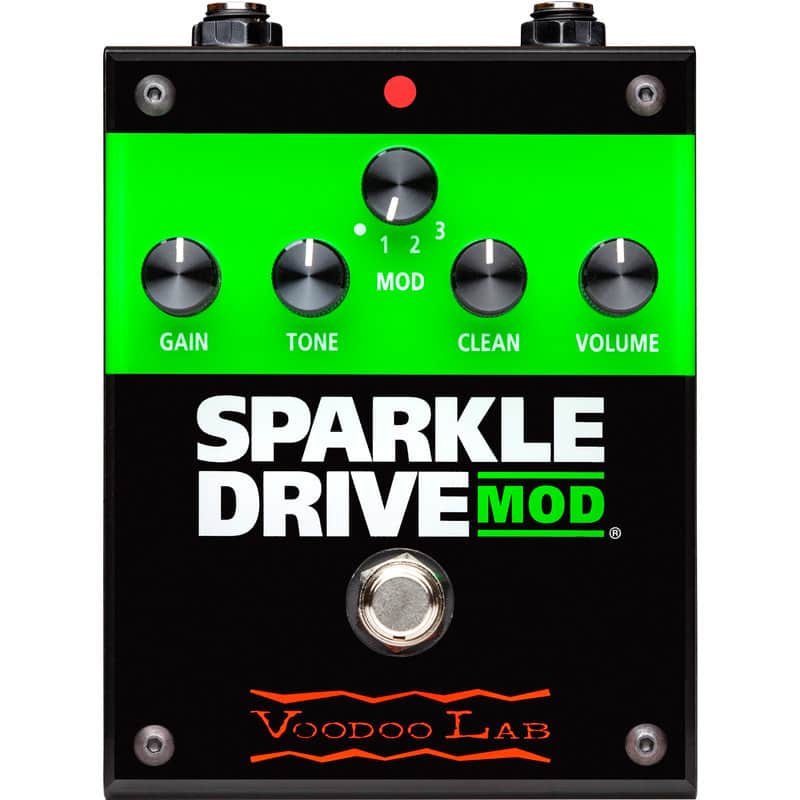 Mint Voodoo Lab Sparkle Drive Mod Overdrive Guitar Effects Pedal image 1