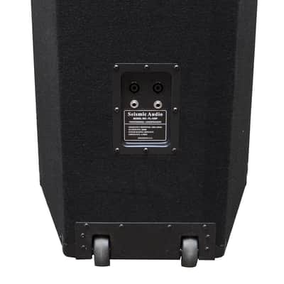 Pair of Dual 15" PA/DJ Speaker Cabinets with Titanium Horns Wheel Kit and Handle image 7