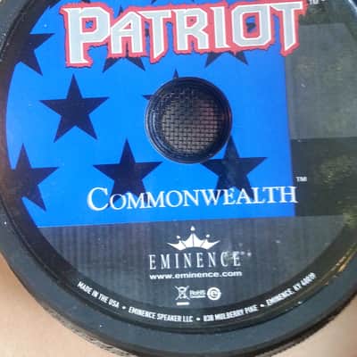 Emminence Commonwealth 12" 8ohm speaker 2014 image 2