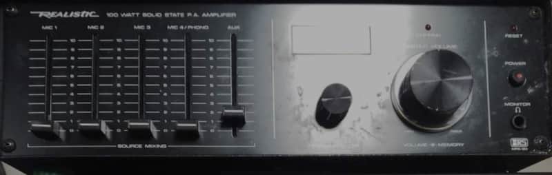 Realistic 100 Watt model MPA-90 1980s - Black image 1