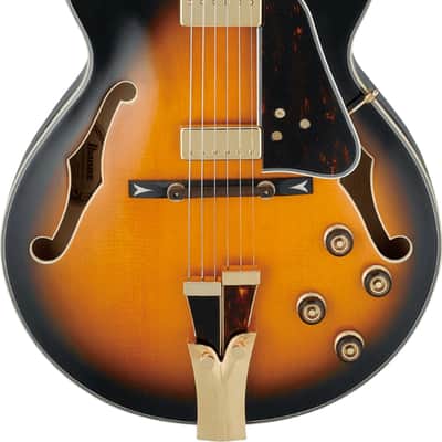 Ibanez GB10SE George Benson Signature Hollowbody Electric Guitar, Ebony Fingerboard, Brown Sunburst image 2