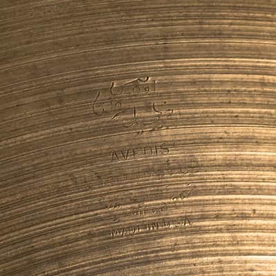 Vintage Zildjian Thin Stamp A Medium Ride Cymbal - 1970s - 22" Inch - 3400g image 2