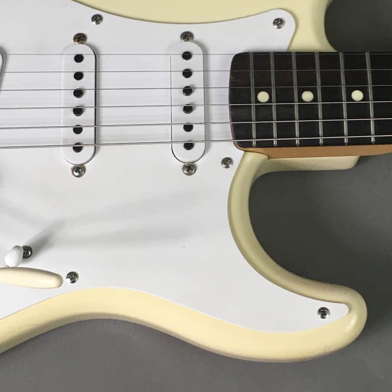 Vintage Fender Japan Strat MIJ 62RI Olympic White Reverse | Reverb