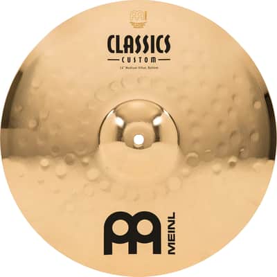 Meinl CLASSICS CUSTOM BRILLIANT 14" MEDIUM HIHAT - CC14MH-B image 7