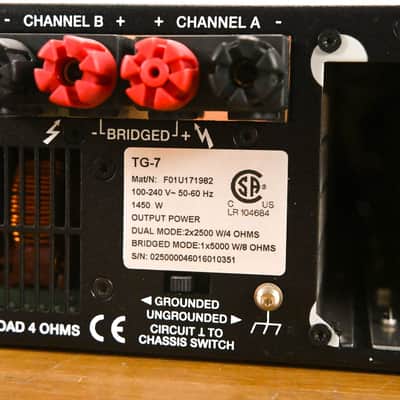 Electro-Voice (EV) TG-7 Tour-Grade Stereo Power Amplifier CG01YCM image 10