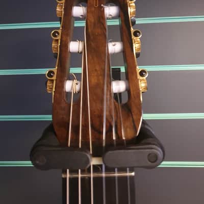 JWC-Guitars Maccaferri D hole “Concert” Model Curly Walnut Gypsy Jazz Guitar image 7
