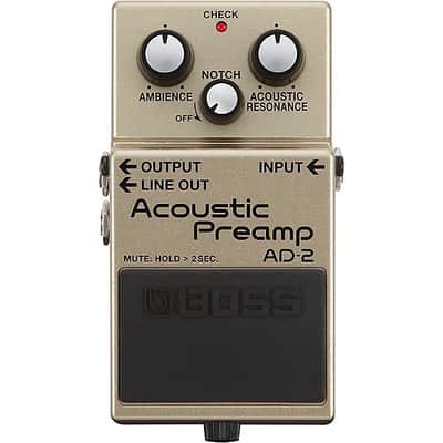 Boss AD-2 Acoustic Preamp Pedal - Bronze image 2