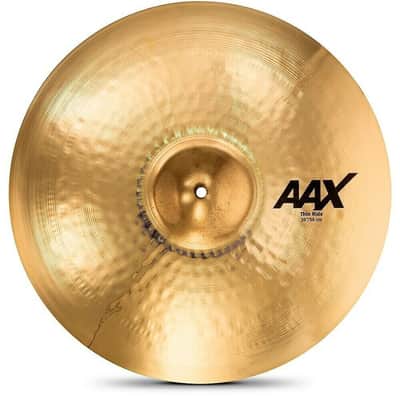 Sabian AAX 20" Thin Ride Cymbal/Brillant Finish/Model # 22010XCB/1958 Grams image 1