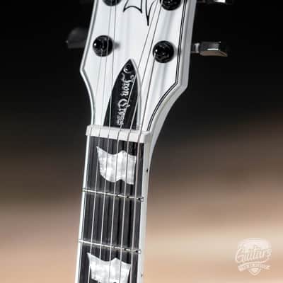 ESP LTD Iron Cross LH James Hetfield Left-Handed Guitar w/ Case – Snow White image 5