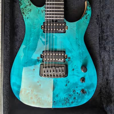Schecter Keith Merrow KM-7 Mk III 7 String Electric Guitar Lagoon Fade image 5