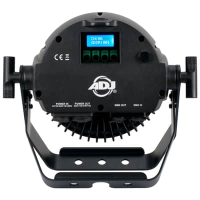 American DJ ADJ 12P HEX IP 65 Outdoor RGBAW + UV LED DMX Par Can Wash Up-Light image 3