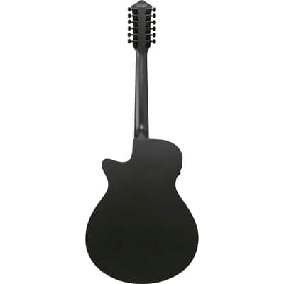 Ibanez AEG1221 AEG 12-String Acoustic Electric Guitar - Black Out image 3