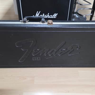 1981 Fender Bullet H-1 American Stratocaster with Telecaster Headstock Red Vintage 80s 1980's made in USA 1H Guitar with original hard case OHSC RARE image 10