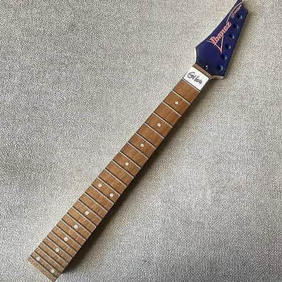 Ibanez Blue Reversed Guitar Short Scale Maple Wood Neck, 24 Frets Rosewood Fingerboard image 1