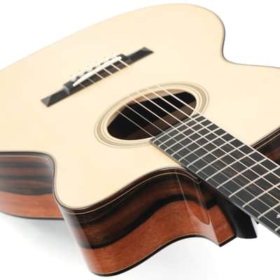 Bourgeois Soloist OM C Italian Spruce Macassar Ebony image 11