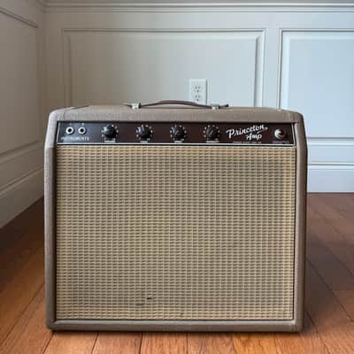 1963 Fender Princeton 6G2 Brownface Guitar Amp image 2